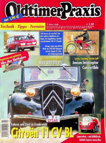 Deckblatt Oldtimer Praxis (03/2006)